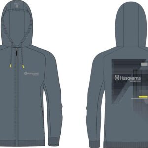 3HS240034406-Railed Zip Hoodie-image